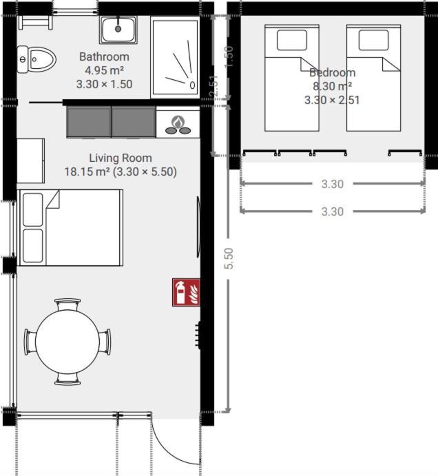 Tiny House - Optioneel Met Hottub Apartman Dokkum Kültér fotó